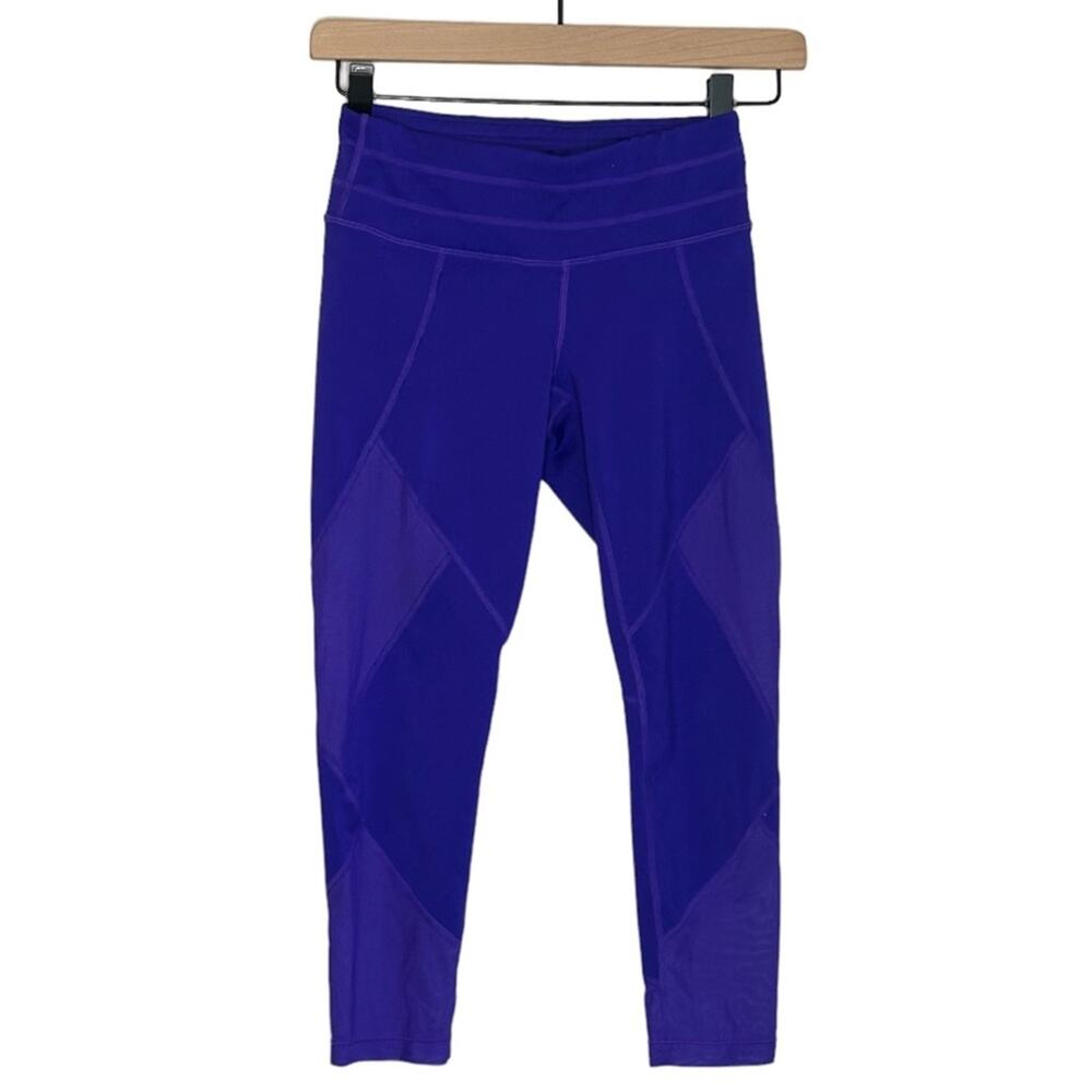 Athleta Bright Royal Purple Athletic Leggings Size XXS